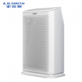 AO史密斯(A.O.Smith)家用除甲醛除雾霾细菌PM2.5 甲醛精确数值显示 新居空气净化器KJ455F-C15-F