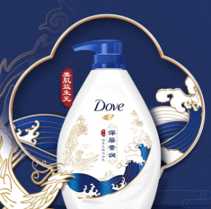 多芬(DOVE)沐浴露 深层营润滋养美肤沐浴乳1000g(新老包装随机发货)