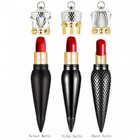 Christian Louboutin 克里斯提鲁布托CL萝卜丁丝滑口红唇膏女王权杖口红 圣诞限量三只套装 礼盒装