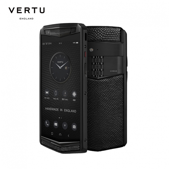 VERTU/纬图 ASTER P 哥特系列高端商务智能手机 通话加密 全网通4G 高定款 蜥蜴皮 墨玉黑